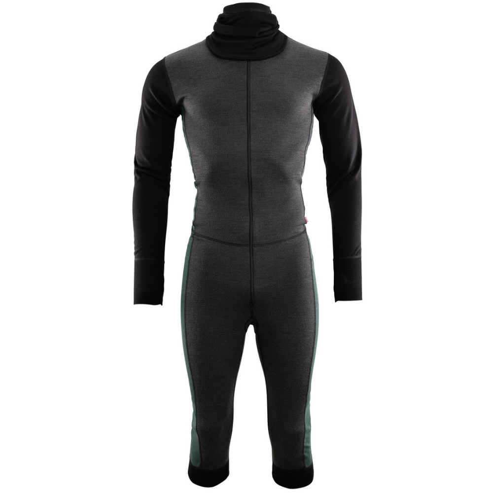 Aclima M's Warmwool Overall 3/4 Marengo/Jet Black/Green Gables