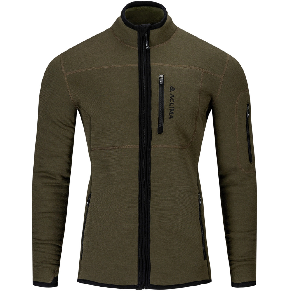 Aclima M's Fleecewool V2 Jacket Tarmac