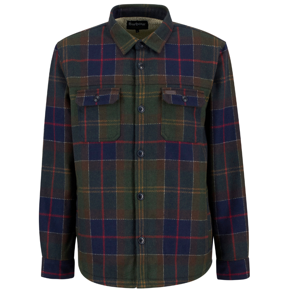 Barbour M"s Willberry Regular Brushed Check Overshirt Classic Tartan'