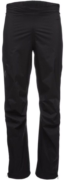 Black Diamond M's Stormline Stretch Full Zip Rain Pants Long Black