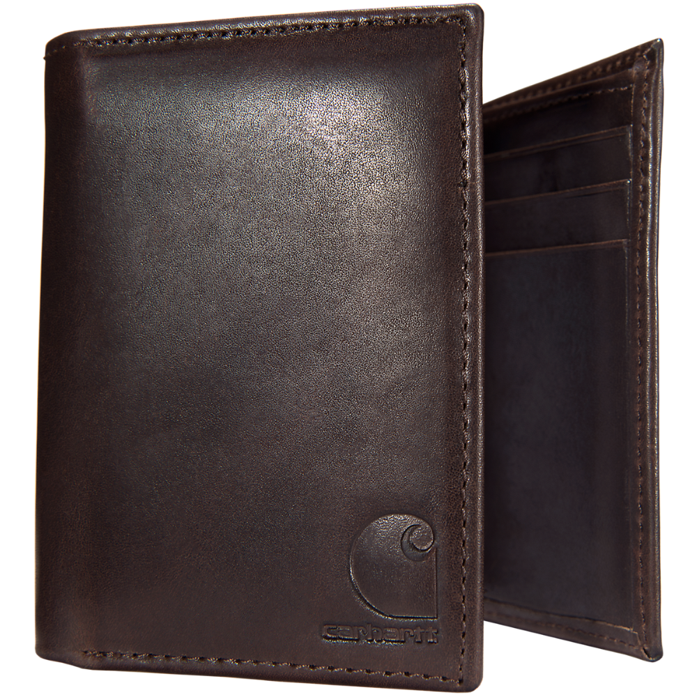 Carhartt Ms Oil Tan Leather Trifold Wallet