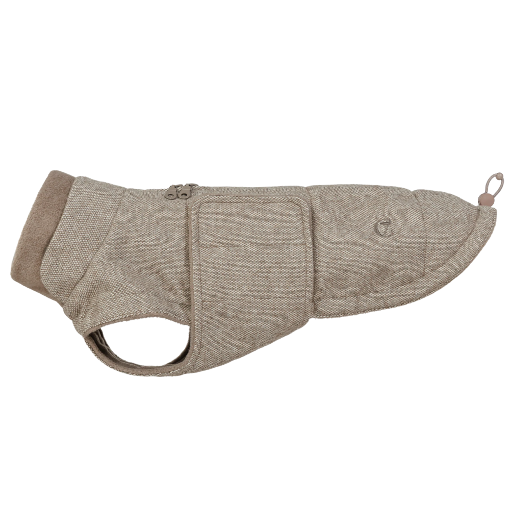 Cloud7 Brooklyn Winter Coat Tweed Dachshund size 2 Beige