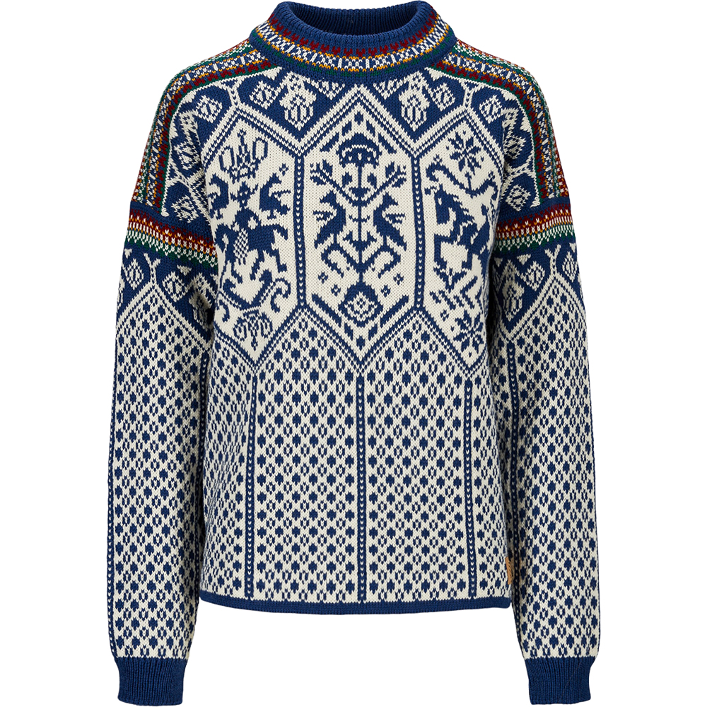 Dale of Norway 1994 Fem Sweater Indigo Offwhite Mustard