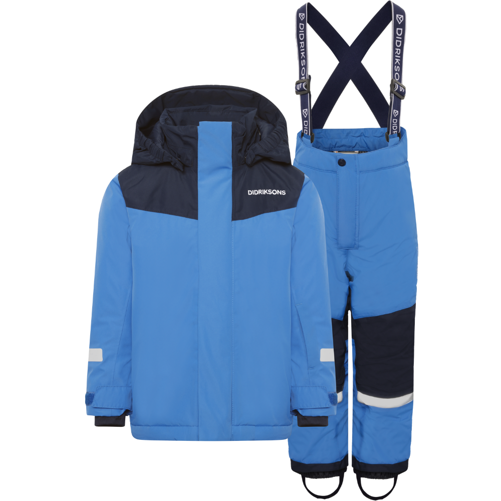 Didriksons Skare Set Kids Sapphire Blue