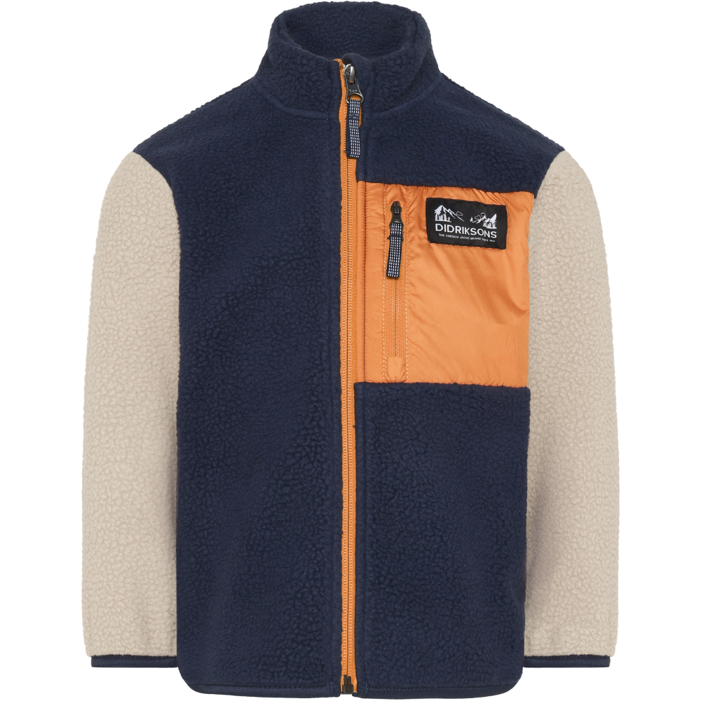 Didriksons Anten Fullzip Kids Navy