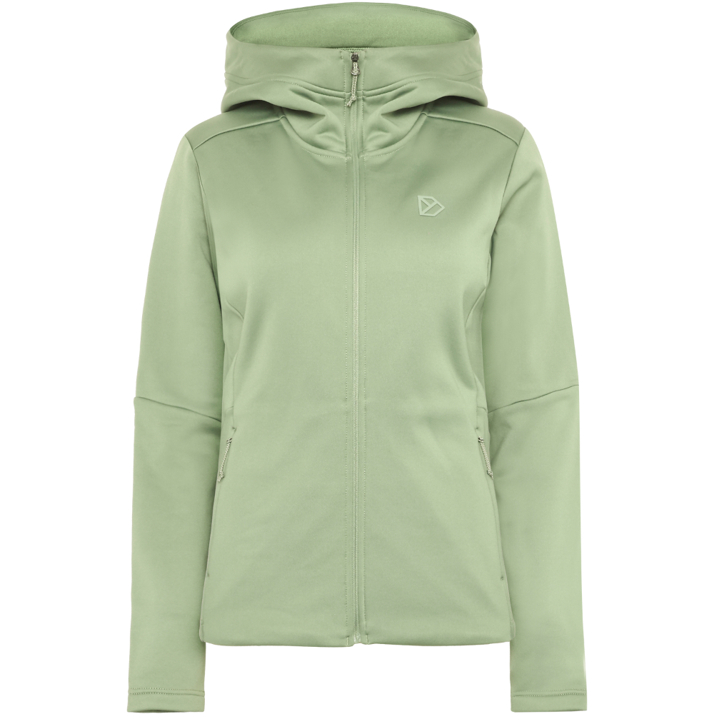 Didriksons W's Anneli Fullzip 3 Light Moss