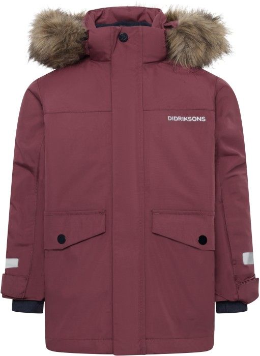 Didriksons Bj&auml;rven Parka 4 Kids Anemon Red