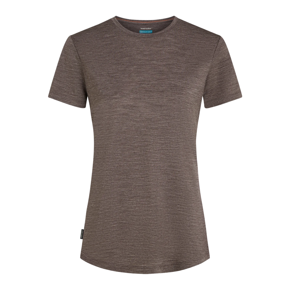 Icebreaker W's Merino 125 Cool-Lite Sphere Iii Ss Tee Bittersweet Heather