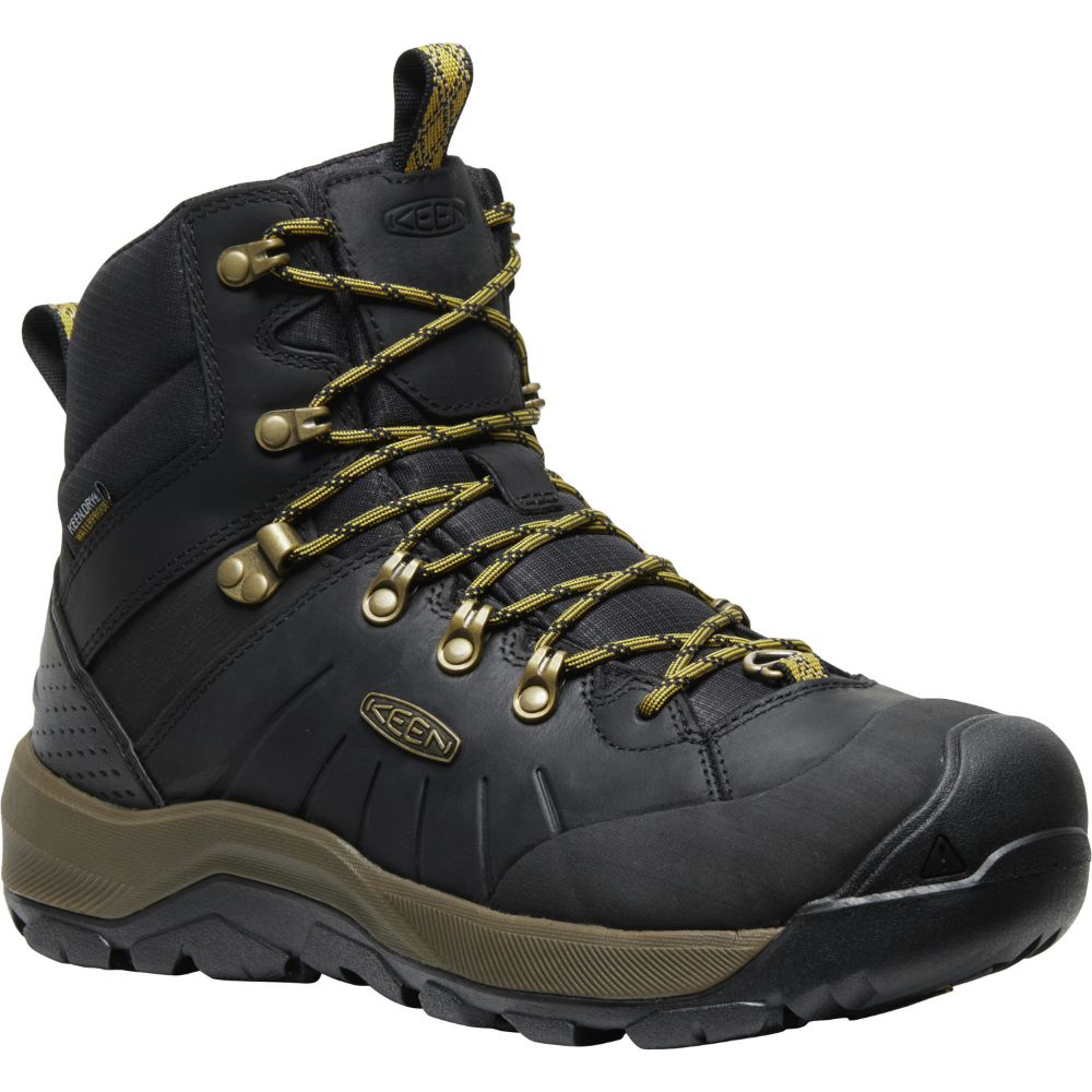 Keen Footwear M's Revel IV Mid Polar Black/Lemon Curry