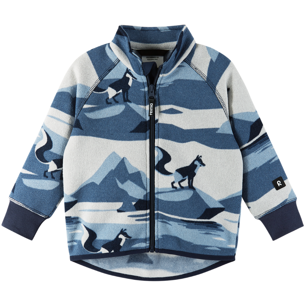 Reima Fleece Sweater Ornament Kids Navy
