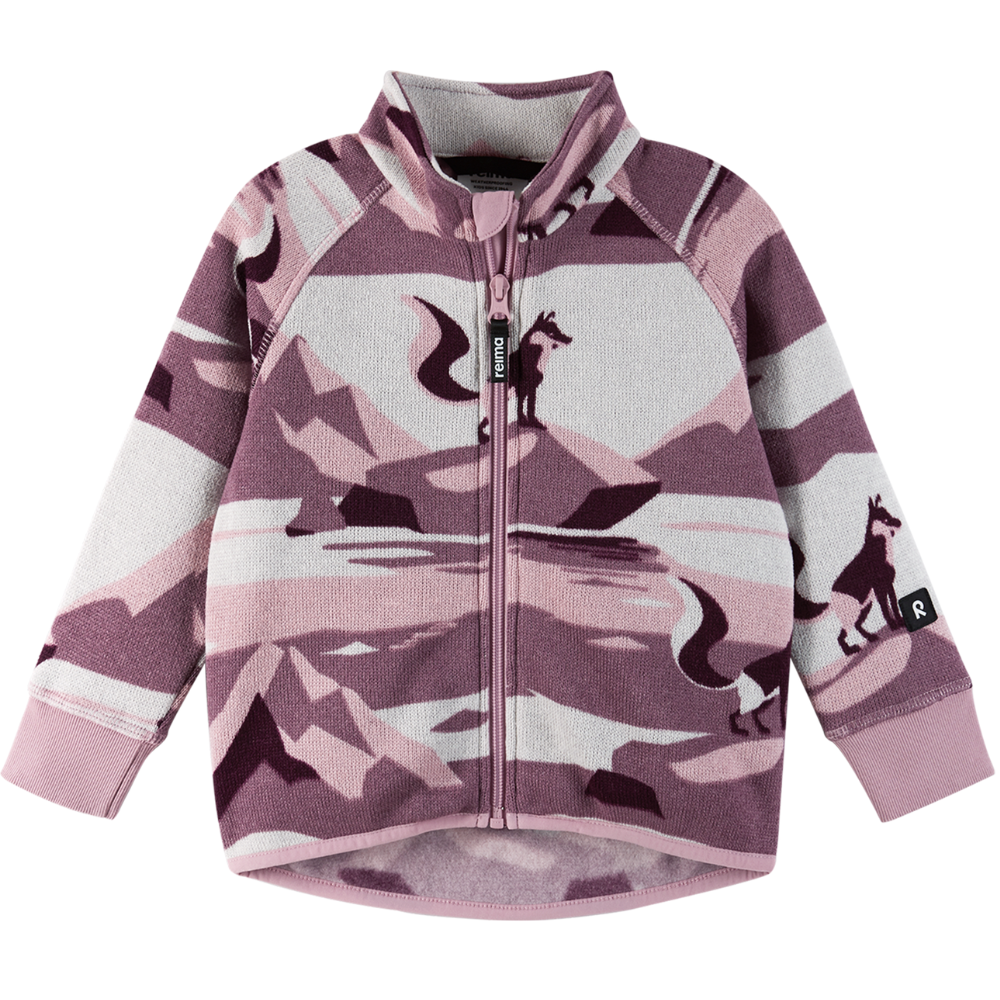 Reima Fleece Sweater Ornament Kids Deep Purple