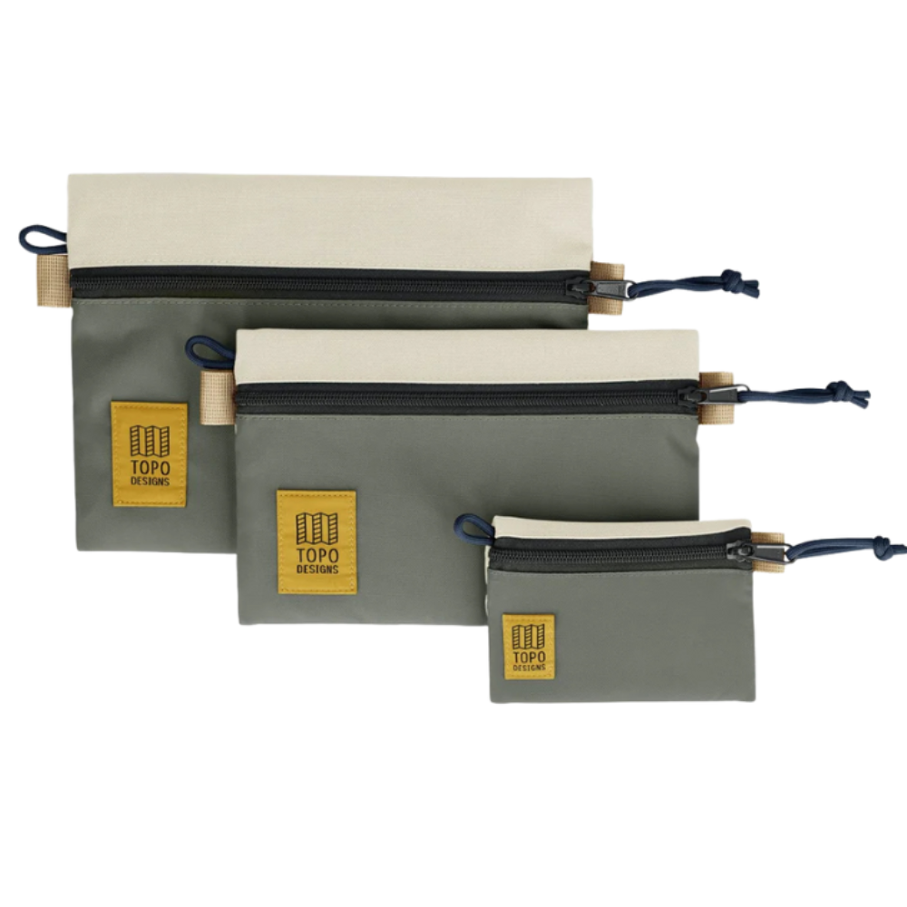 Topo Designs Accessory Bag Bundle Bone White/Beetle