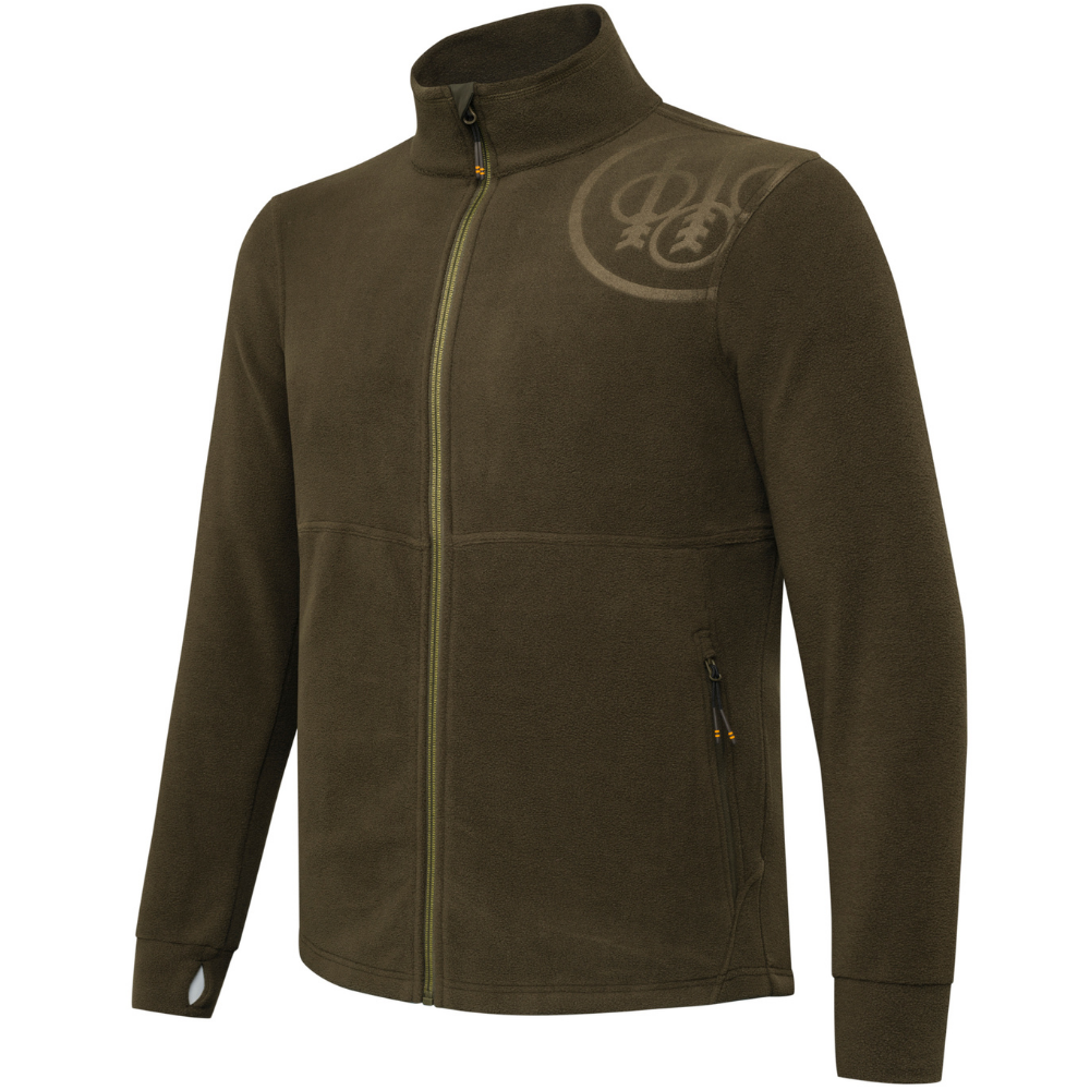 Beretta M's HP Logo Full Zip Green Moss