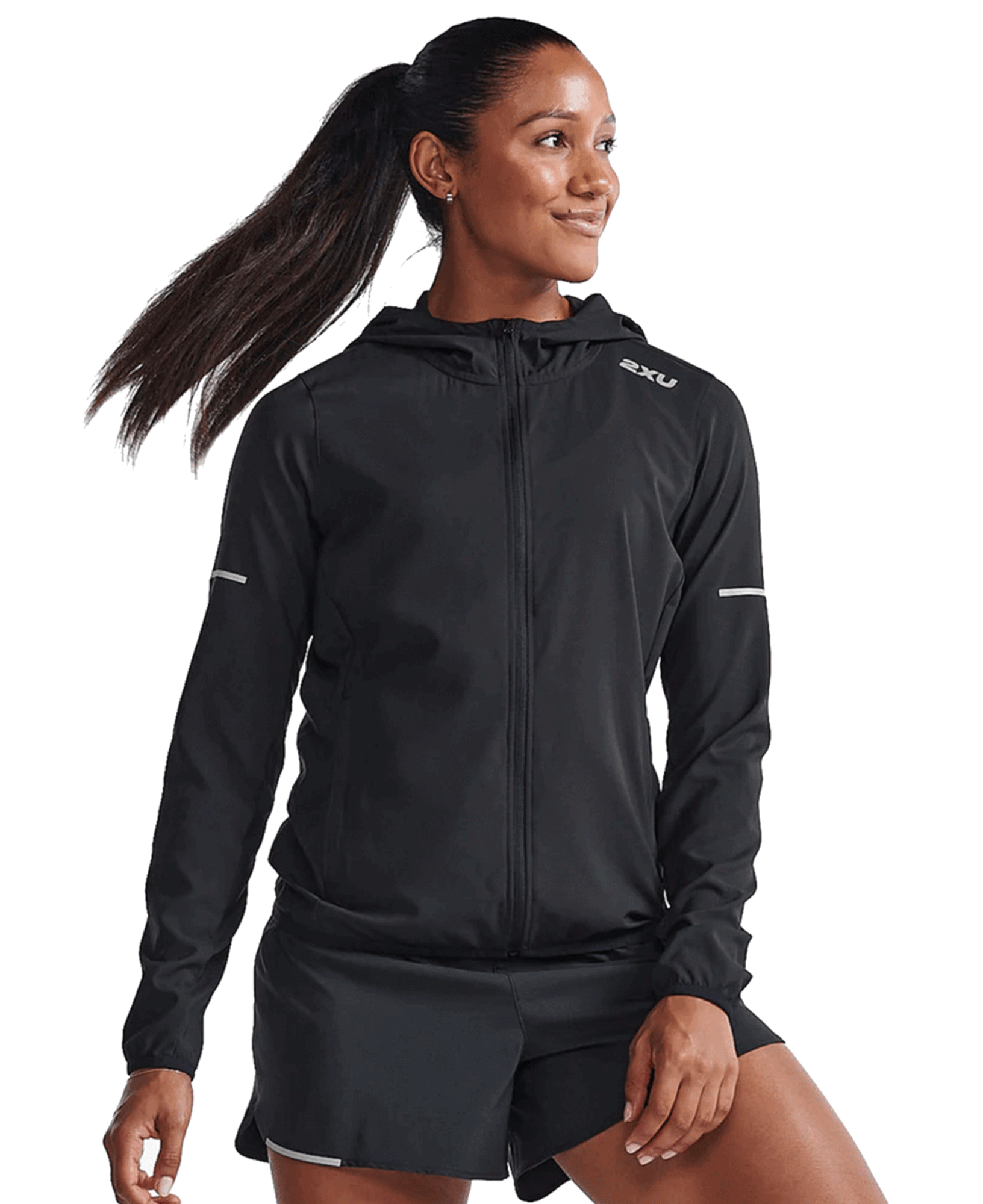 2XU Aero Jacket W&acute;s Black / Silver Reflective