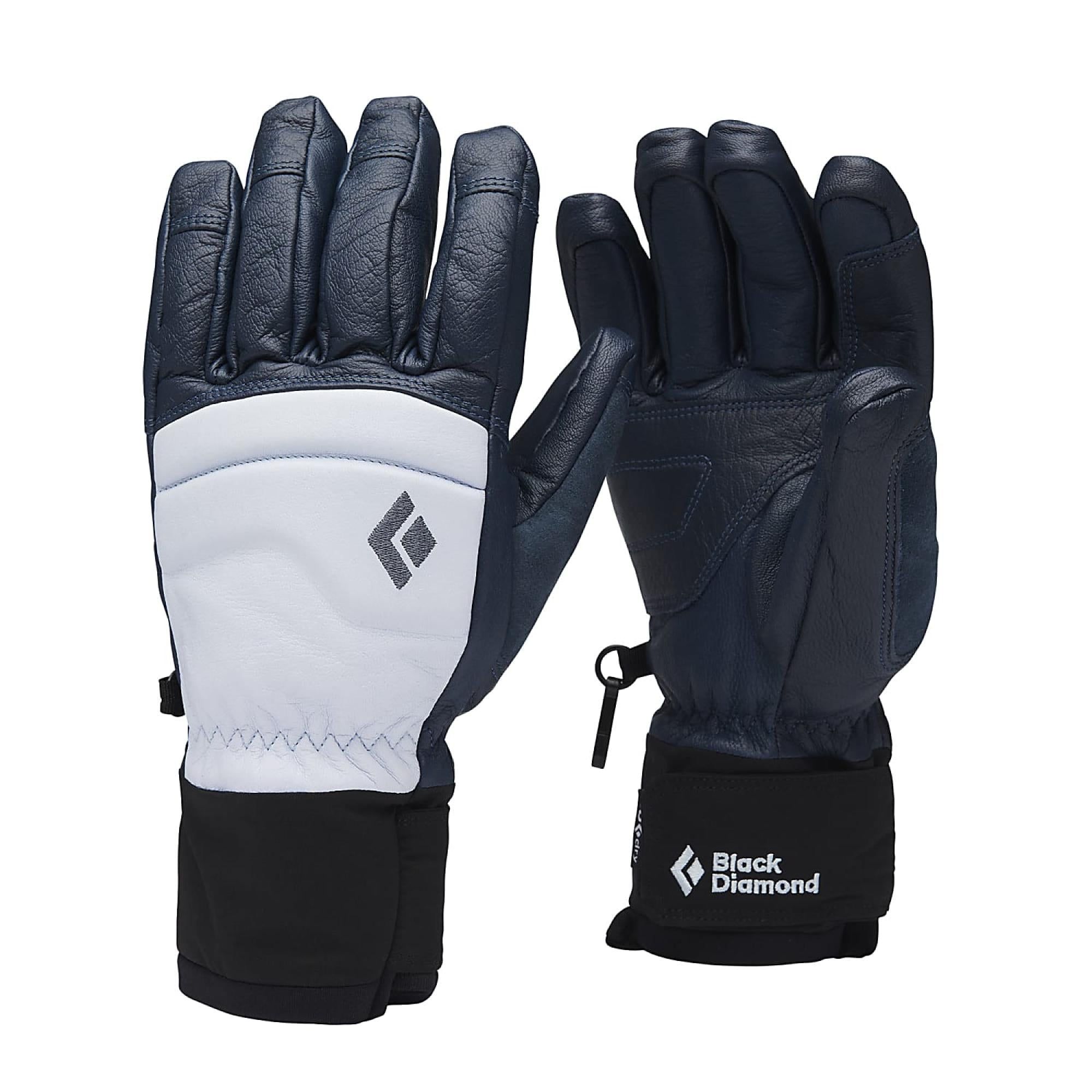 Black Diamond W Spark Gloves Charcoal - Belay Blue