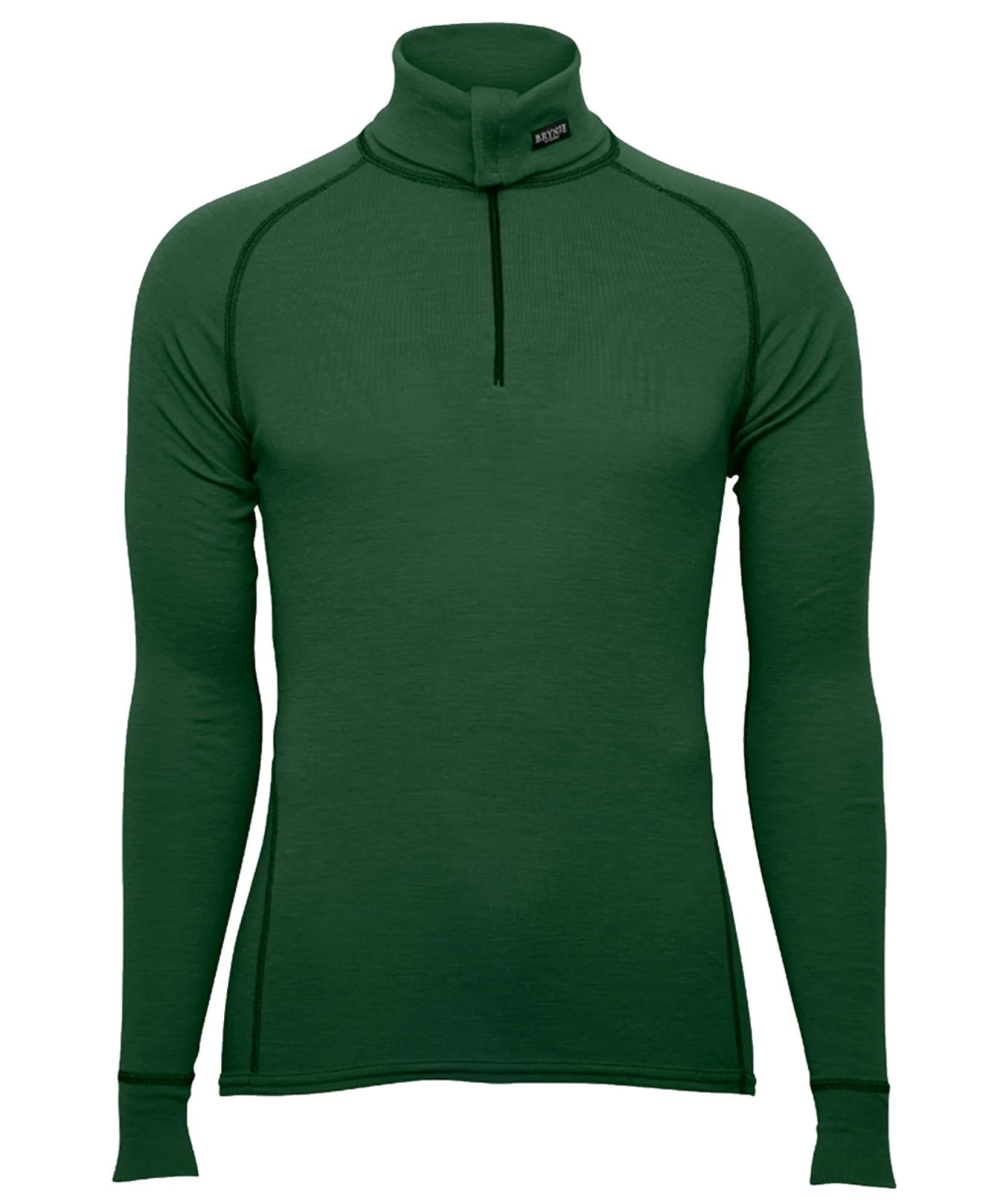Brynje Classic Zip Polo Green