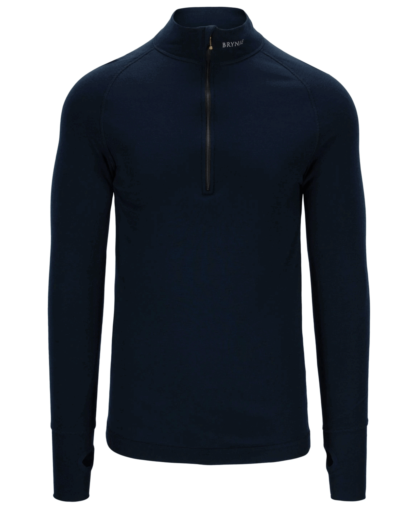 Brynje Arctic Zip-polo 3/4 neck w/inlay Navy