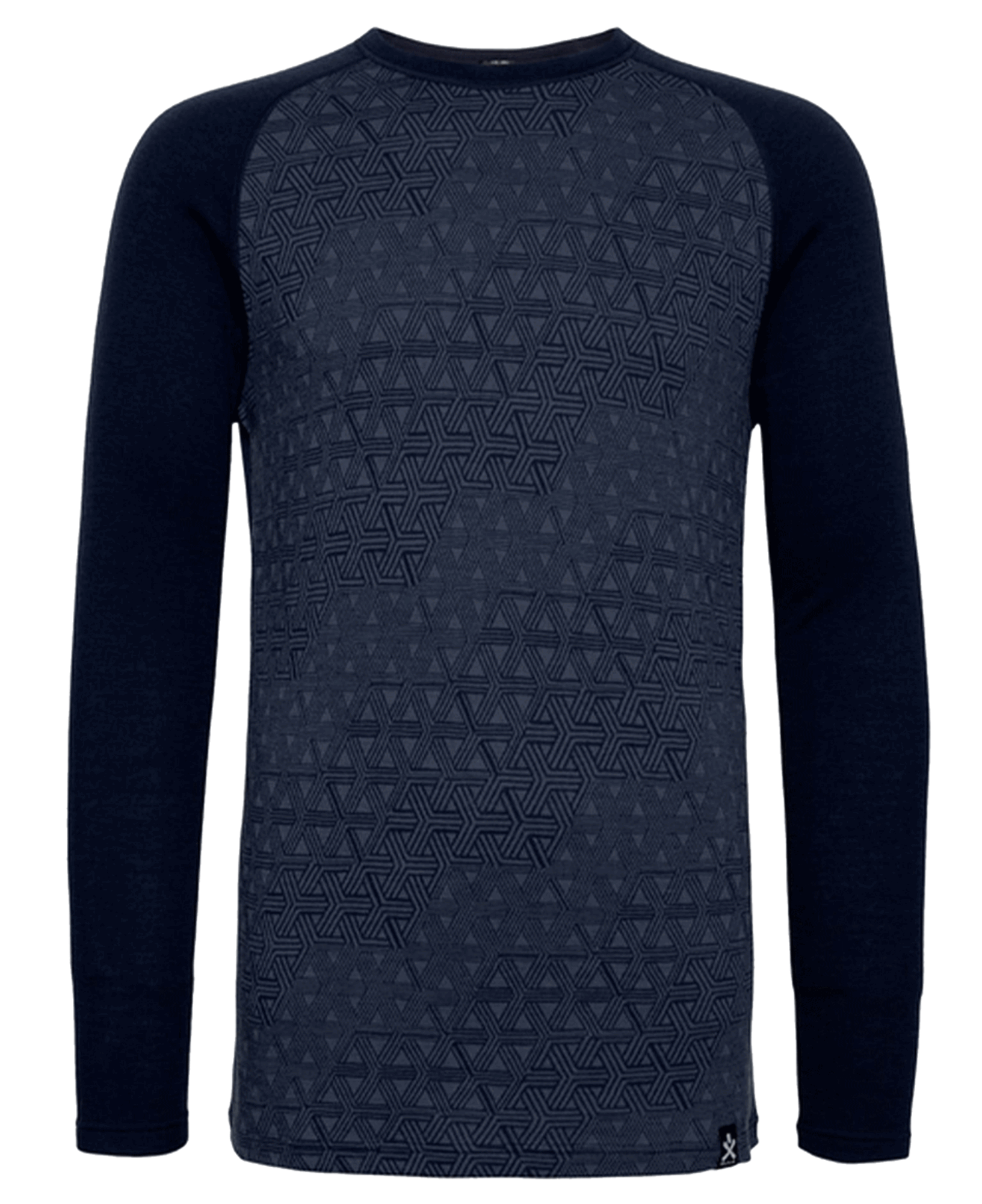 Bula Geo Merino Wool Crew Navy