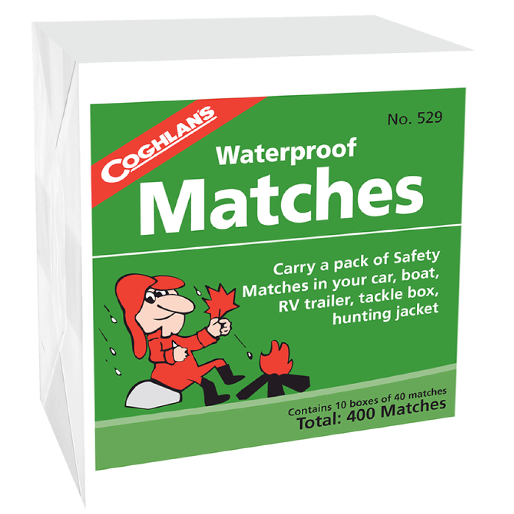Coghlan's Waterproof Matches, 10-pack