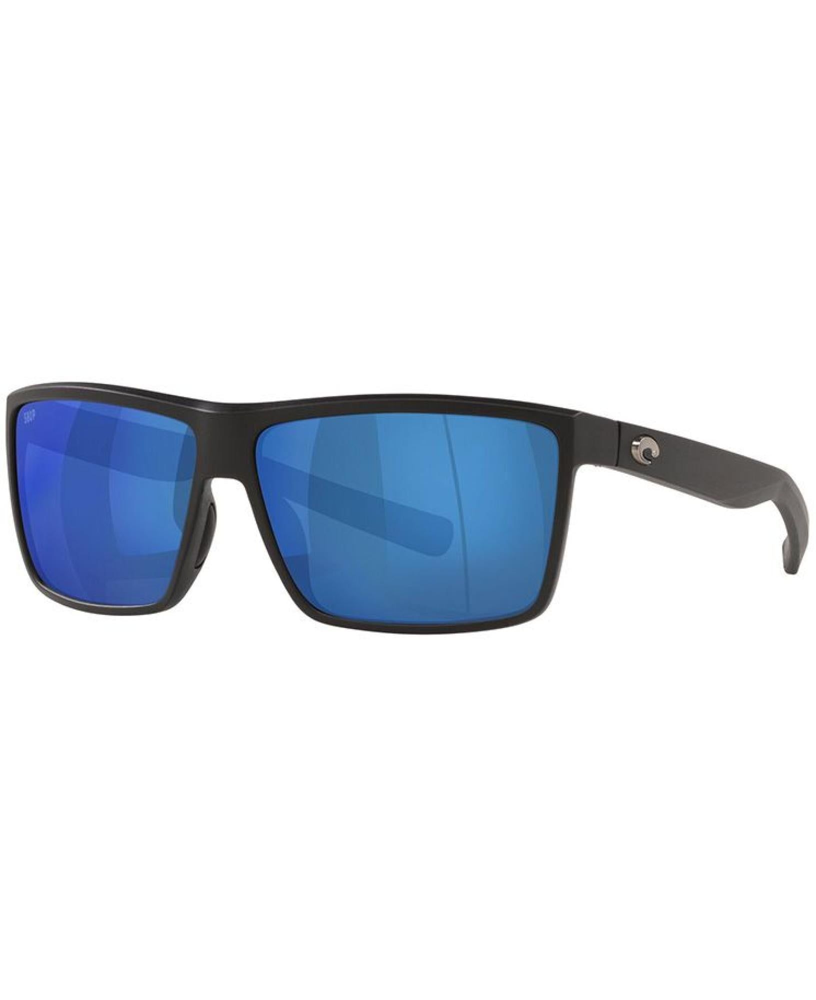 Costa Rinconcito Matte Black Blue Mirror