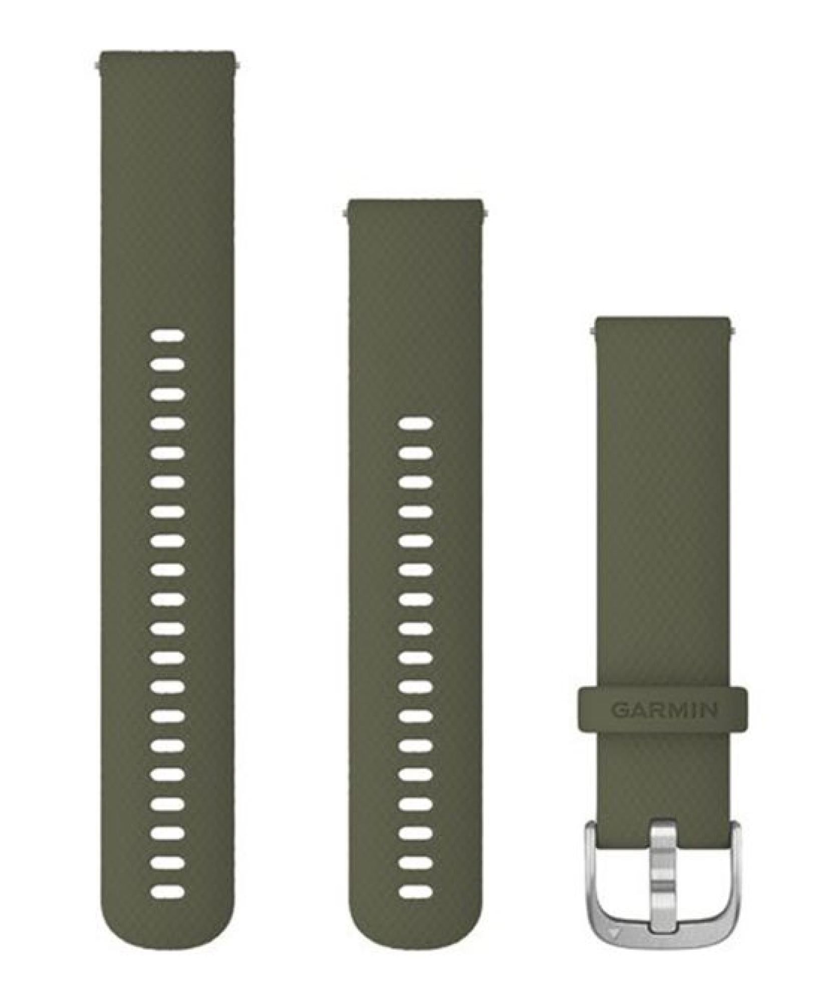 Garmin Quick Release 20 Silikon Silver G&oslash;nn