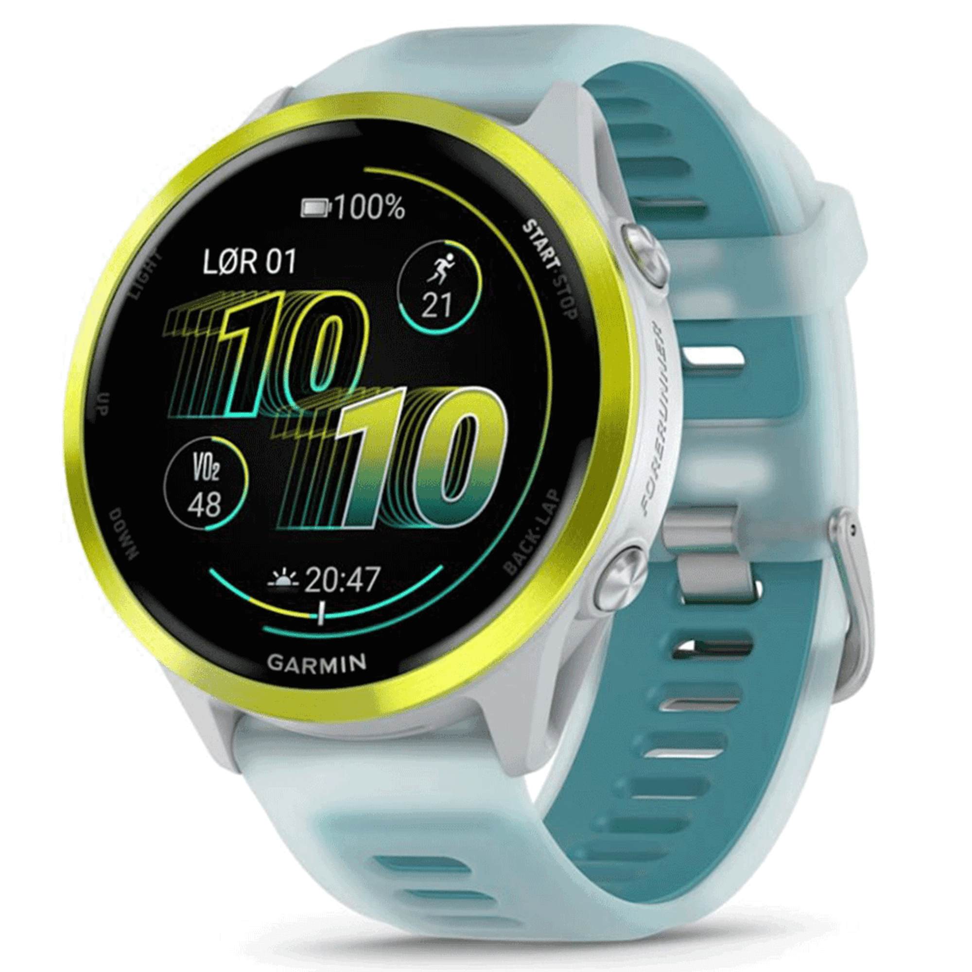 Garmin Forerunner 570 - 47mm Whitestone/Amp Yellow