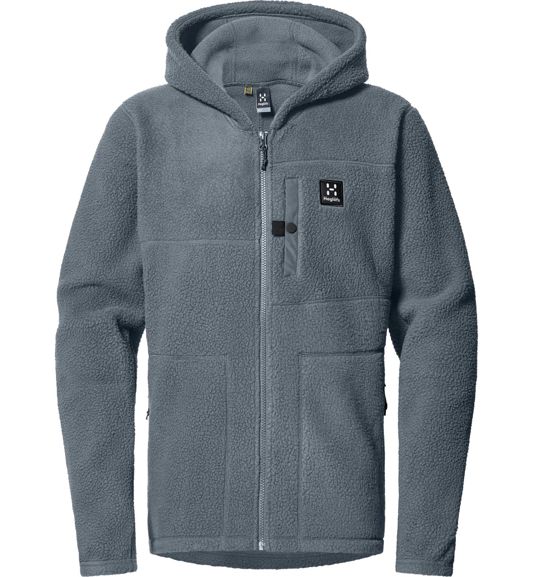 Hagl&ouml;fs Malung Pile Hood Men Steel Blue
