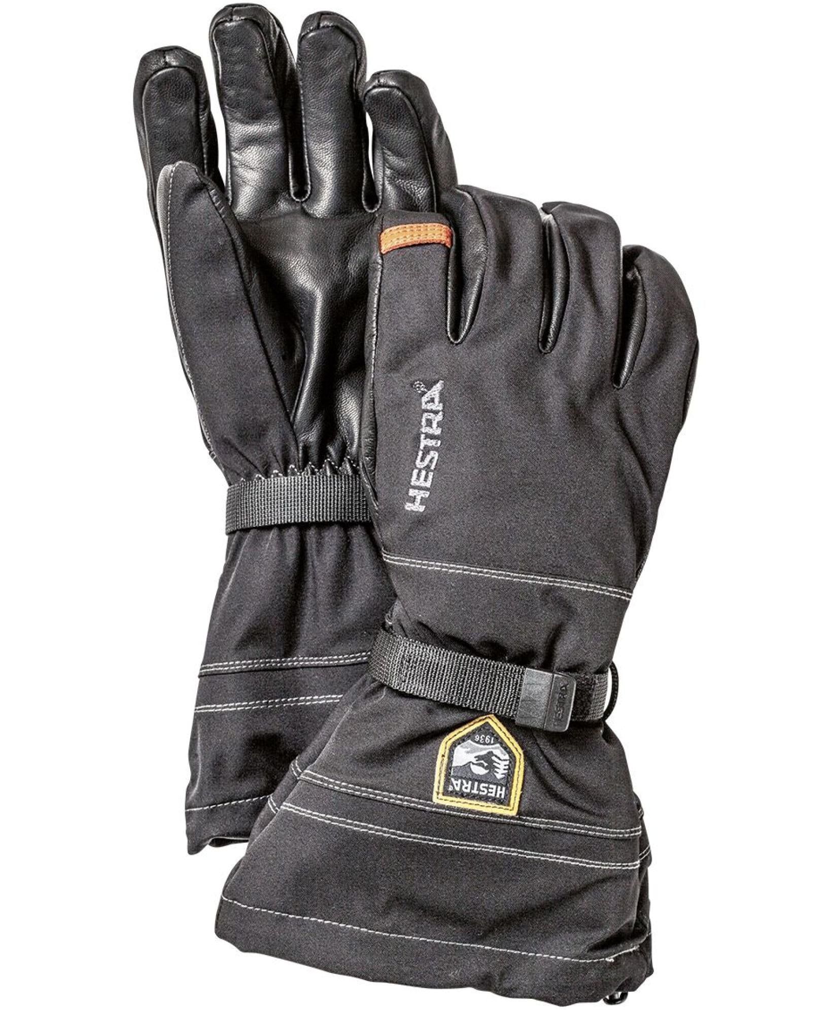 Hestra Army Leather Blizzard Svart/Brun