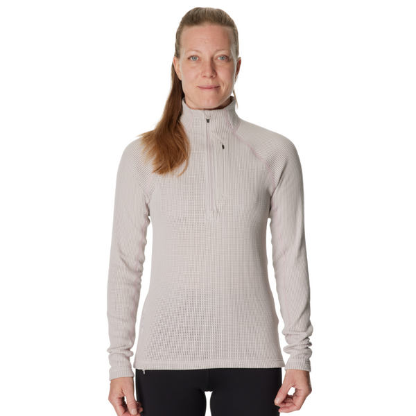 Houdini Ws Pace Flow Half Zip Silver Purple