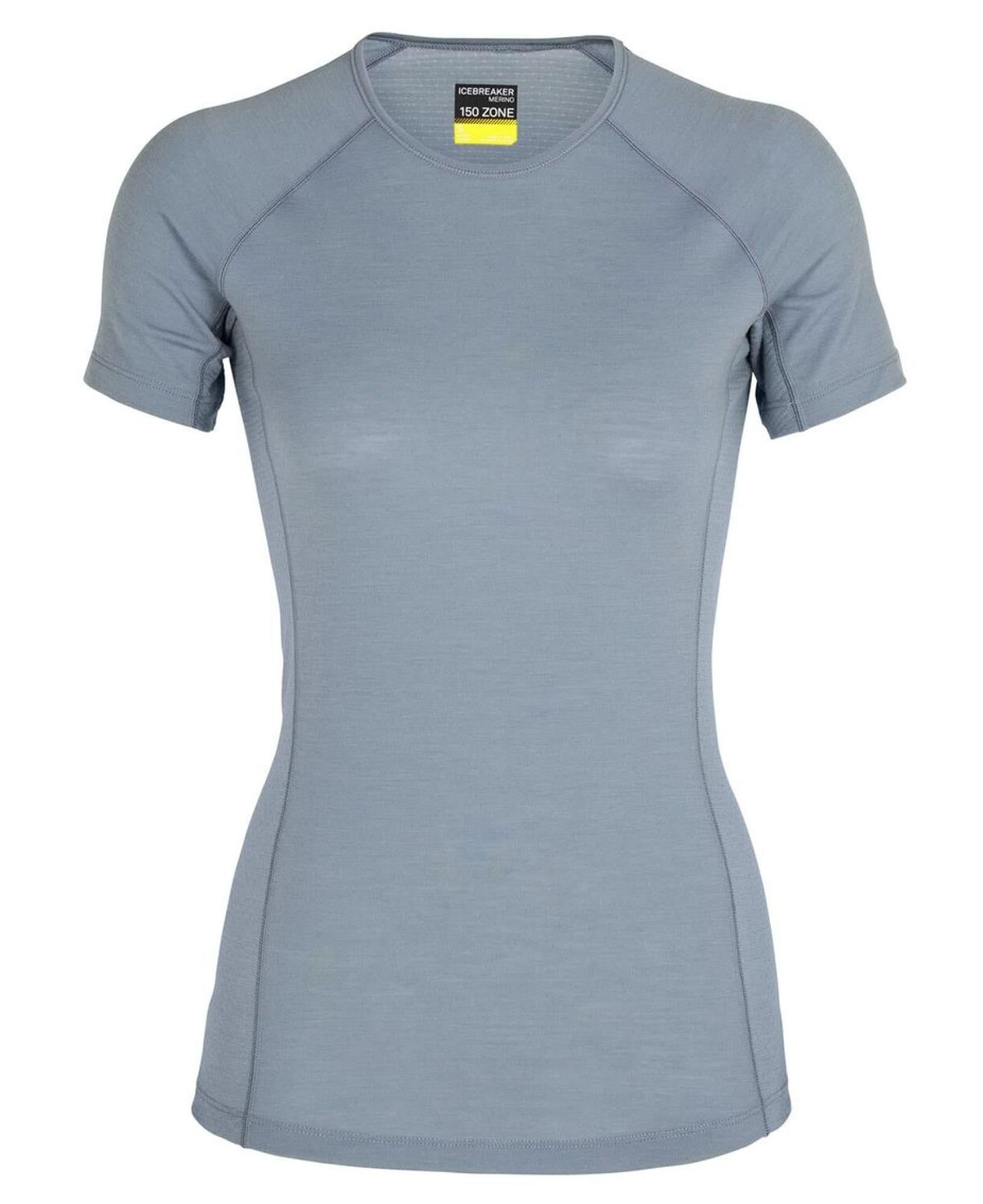 Icebreaker Wmns 150 Zone Crewe Gravel