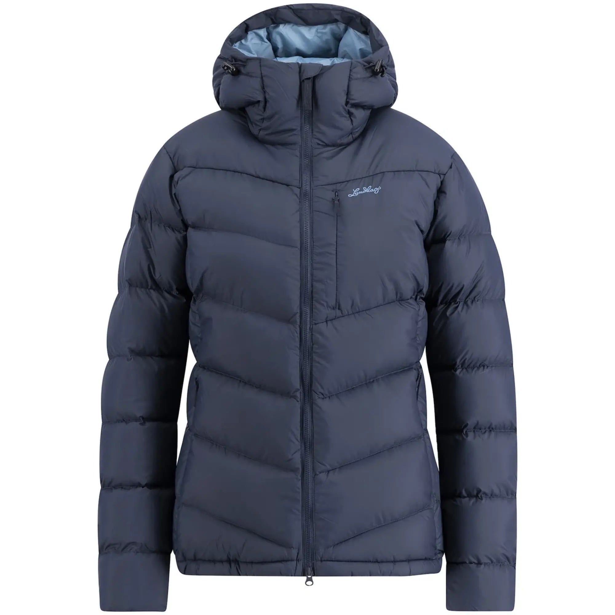 Women's Fulu Down Hooded Jacket M, Deep Blue