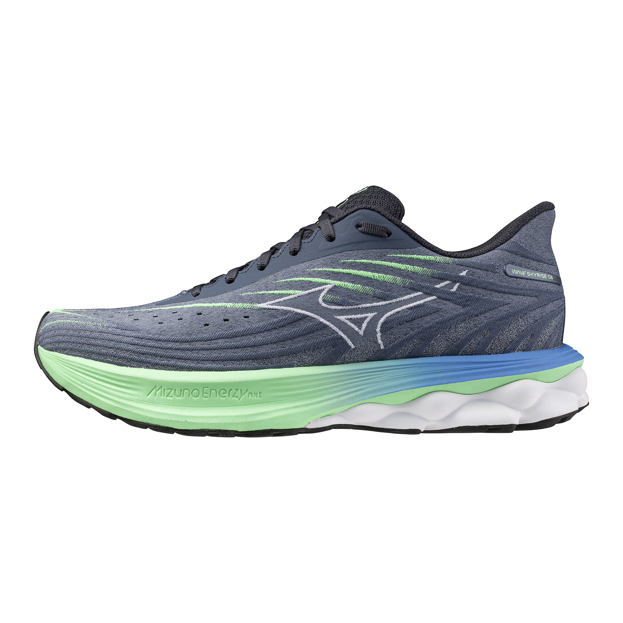 Mizuno Wave Skyrise 6 Vintage Indigo/White/Neo Mint