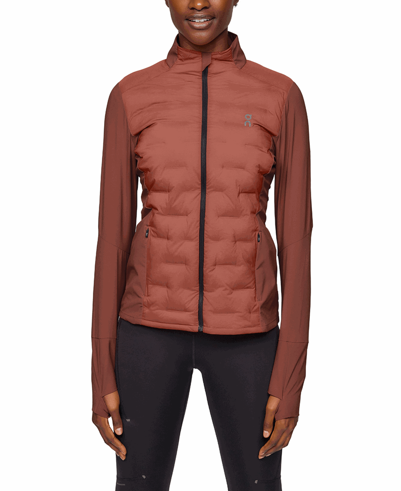 On Climate Jacket W Auburn/Ruby