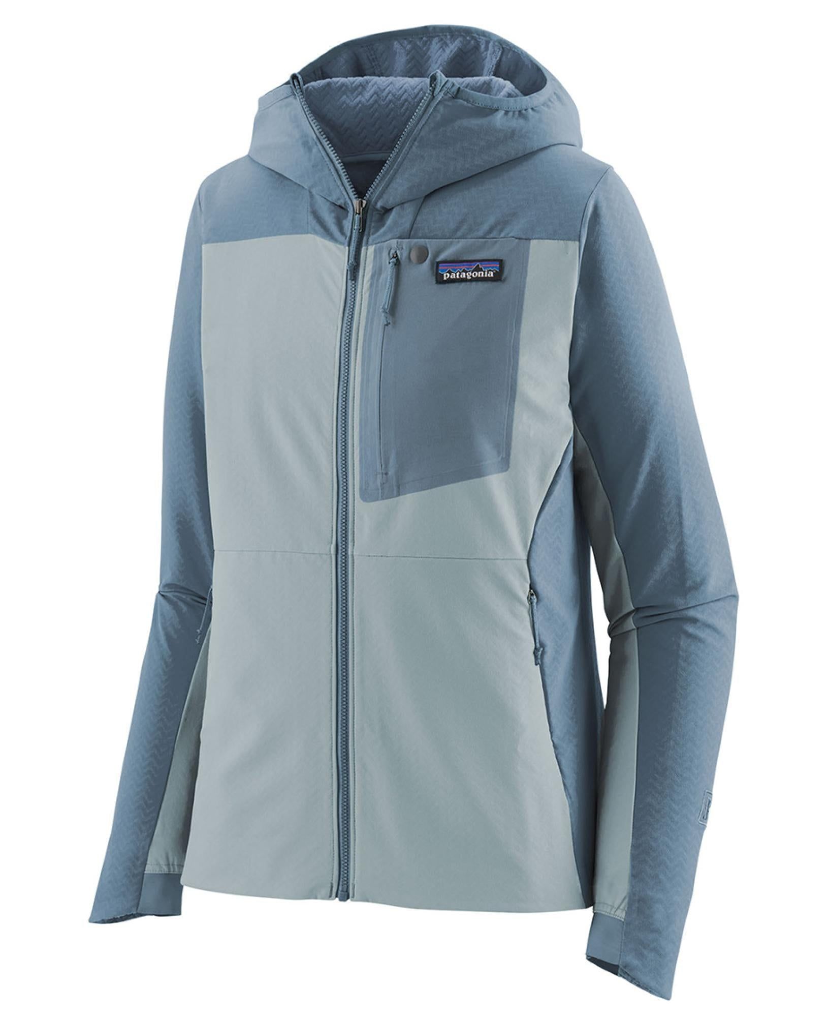 Patagonia W's R1 CrossStrata Hoody Steam Blue