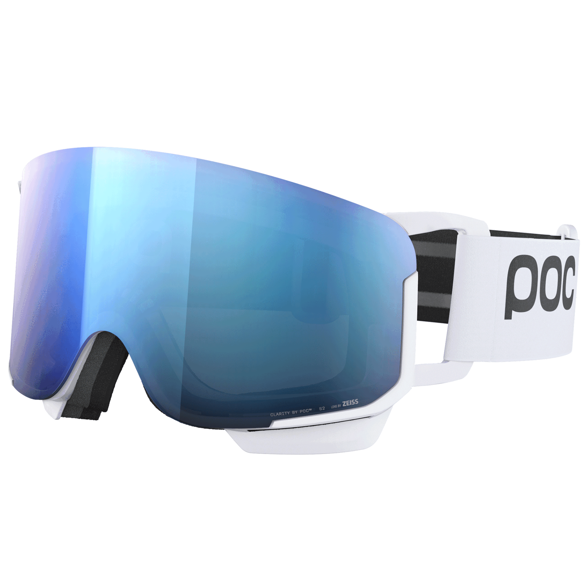 POC Nexal Mid Hydrogen White Partly Sunny Blue