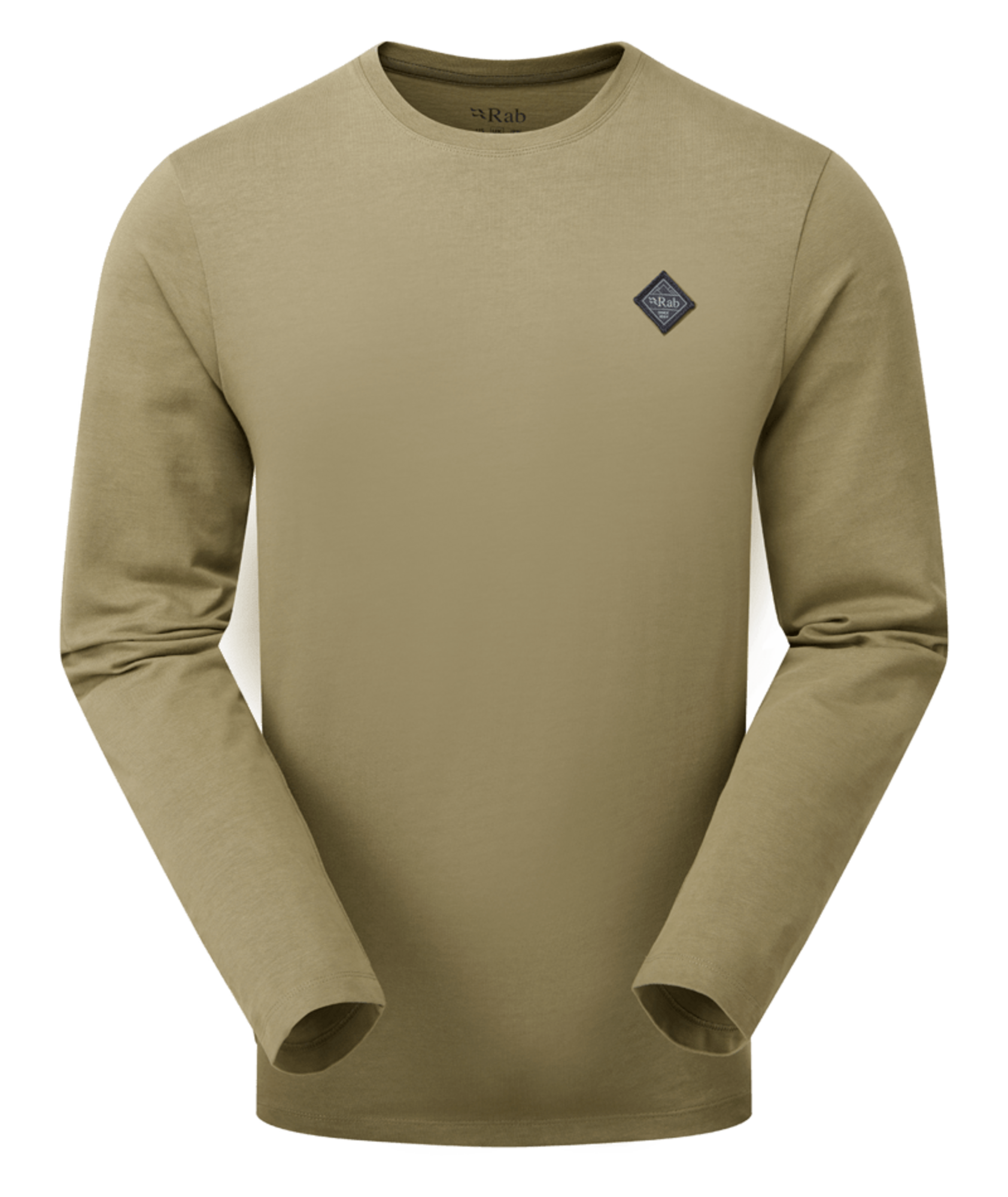 Rab Basecamp Logo Badge LS Tee Light Khaki