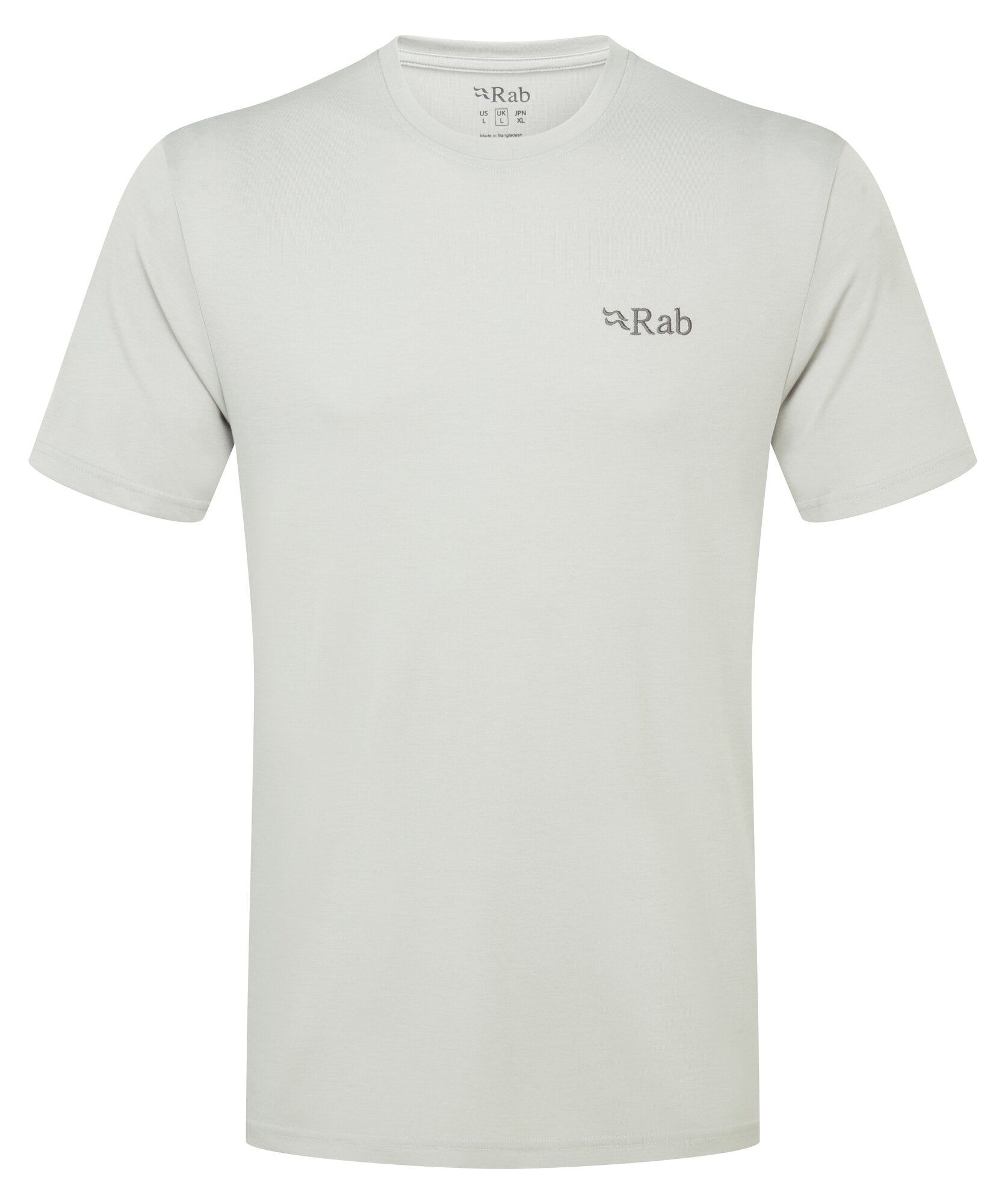 Rab Crimp Logo Tee Light Zinc