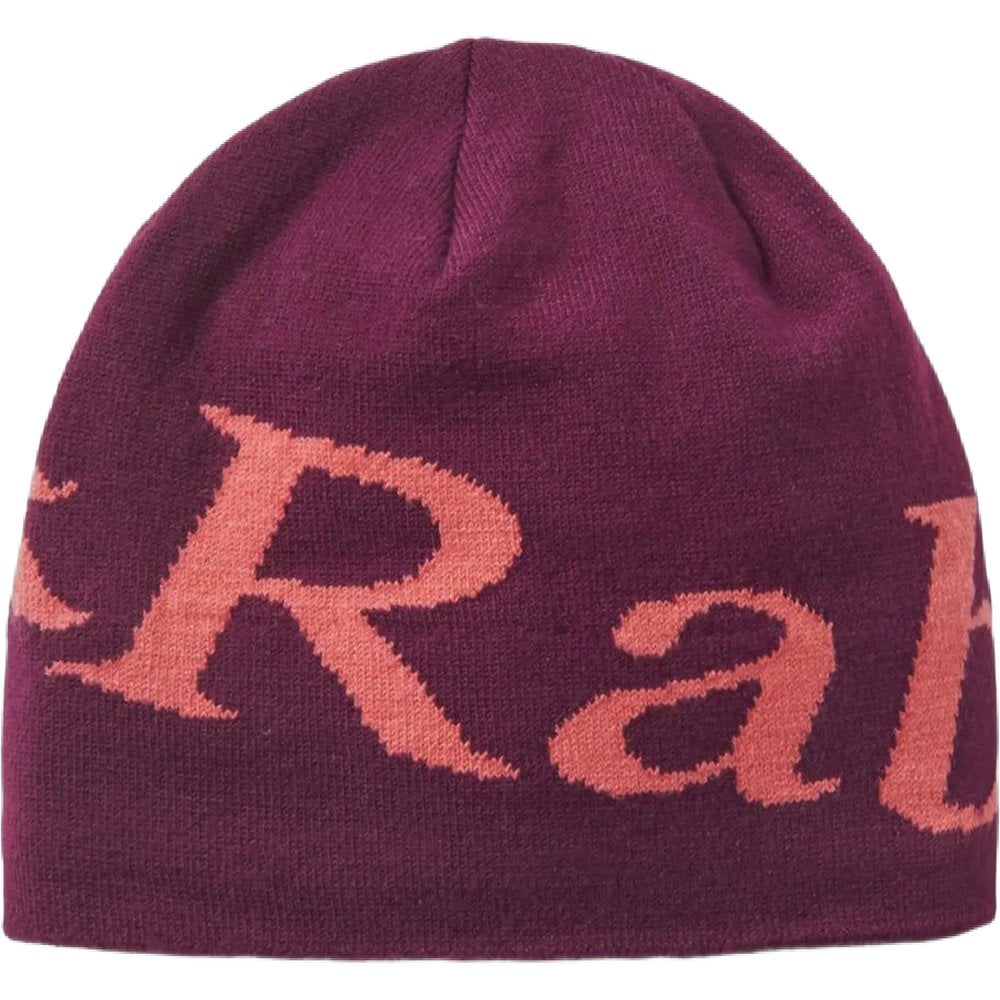 Rab Logo Beanie Mulberry/Hibiscus