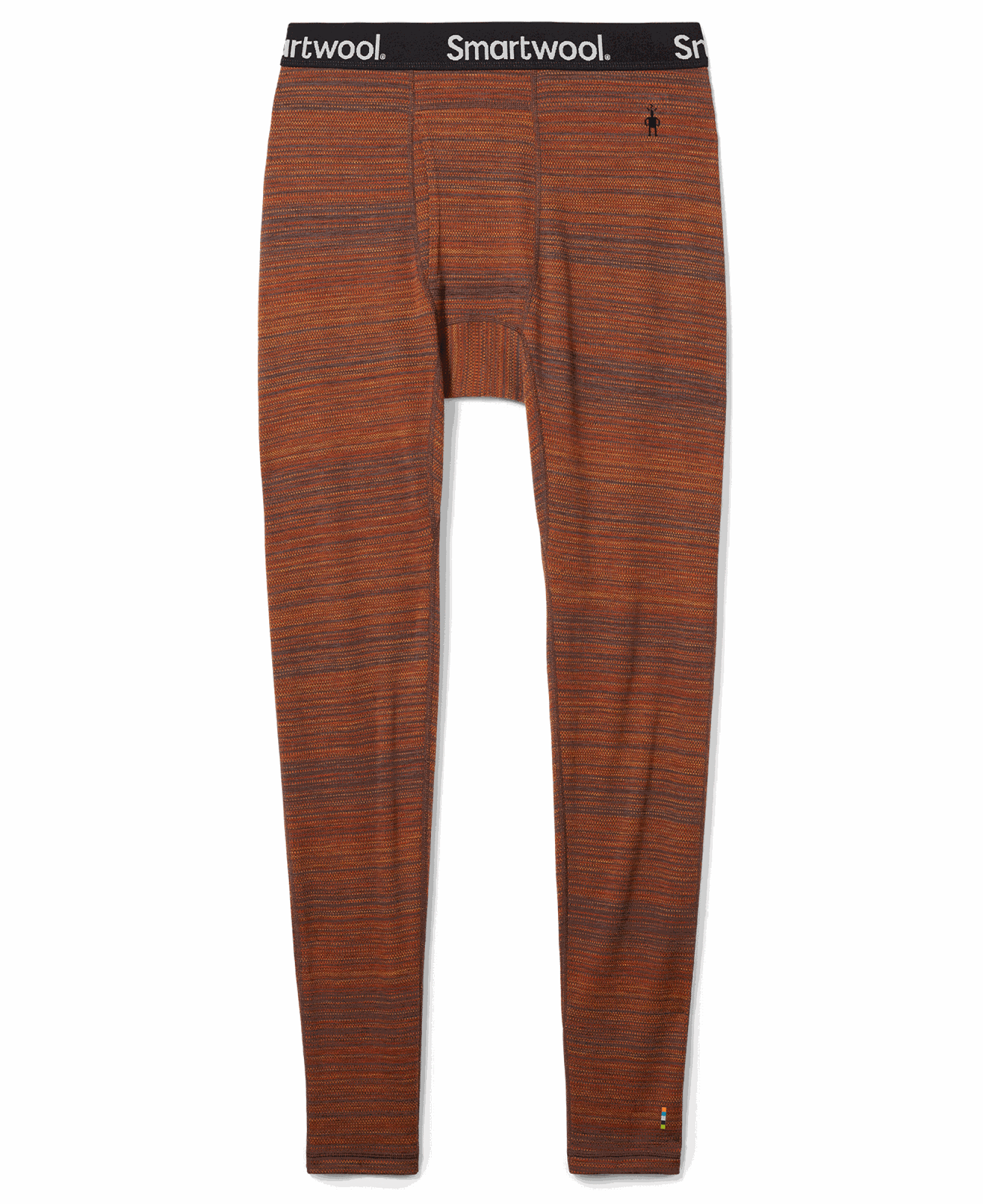 Smartwool Mens Classic Thermal Merino Base Layer Pattern Bottom Picante Heather Color Shift