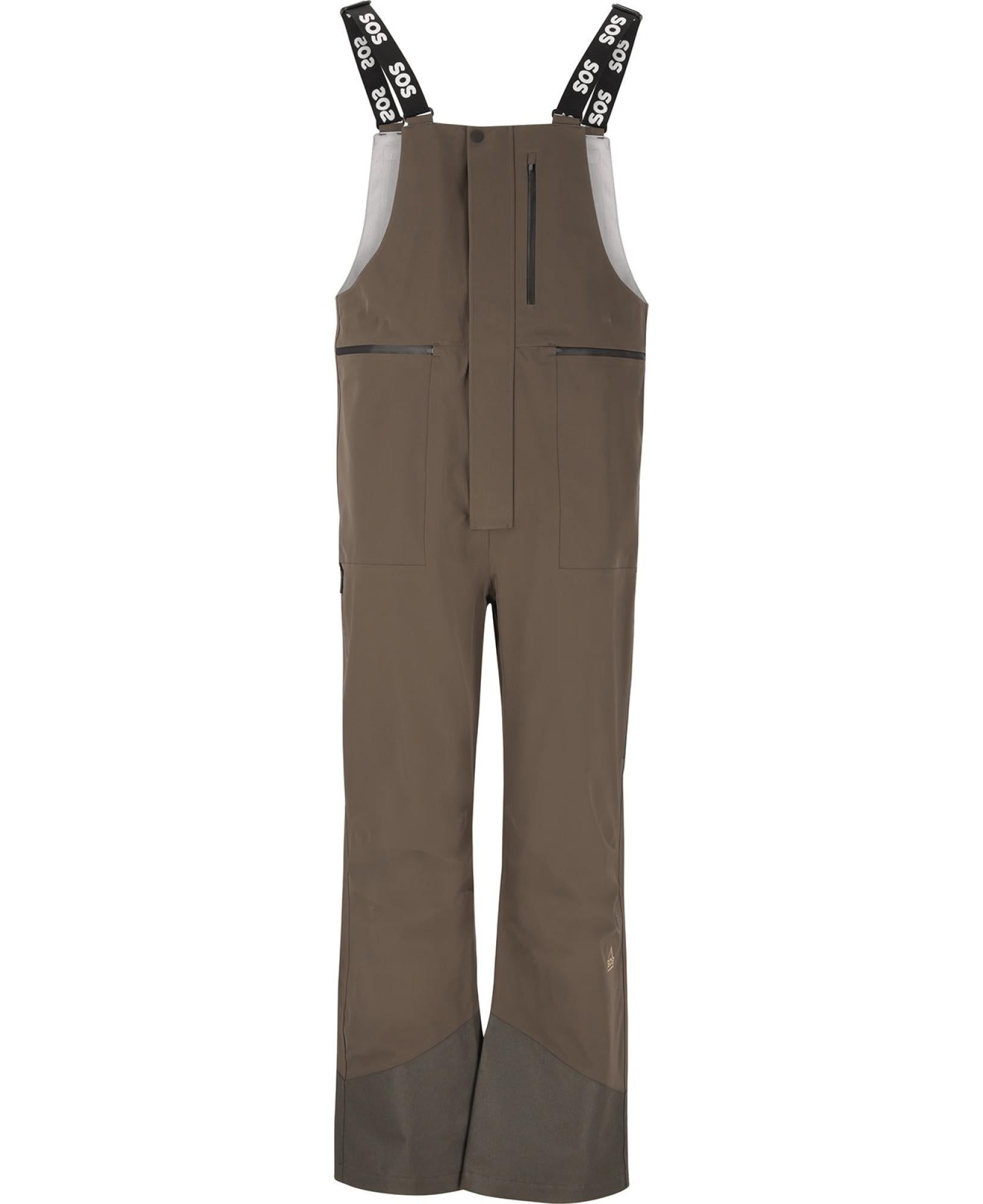 SOS Lipno M Shell Bib Pants Black Ink