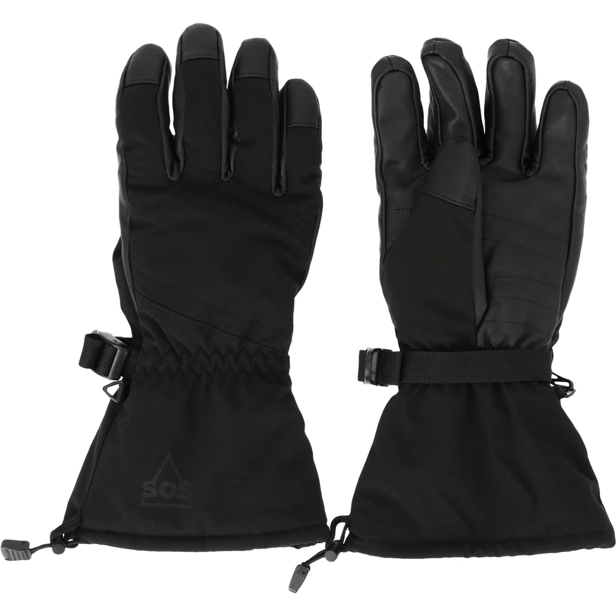 SOS Ohau Long Gloves Black