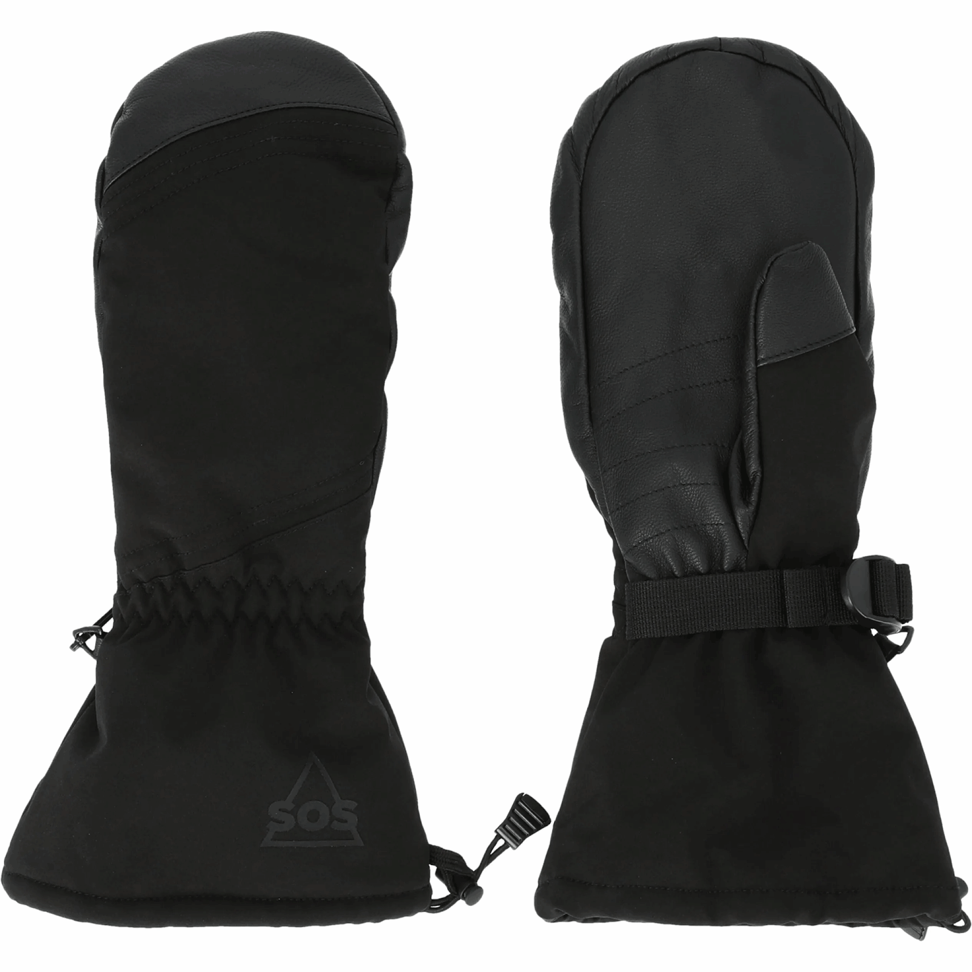 SOS Ohau Long Mitten Gloves Black