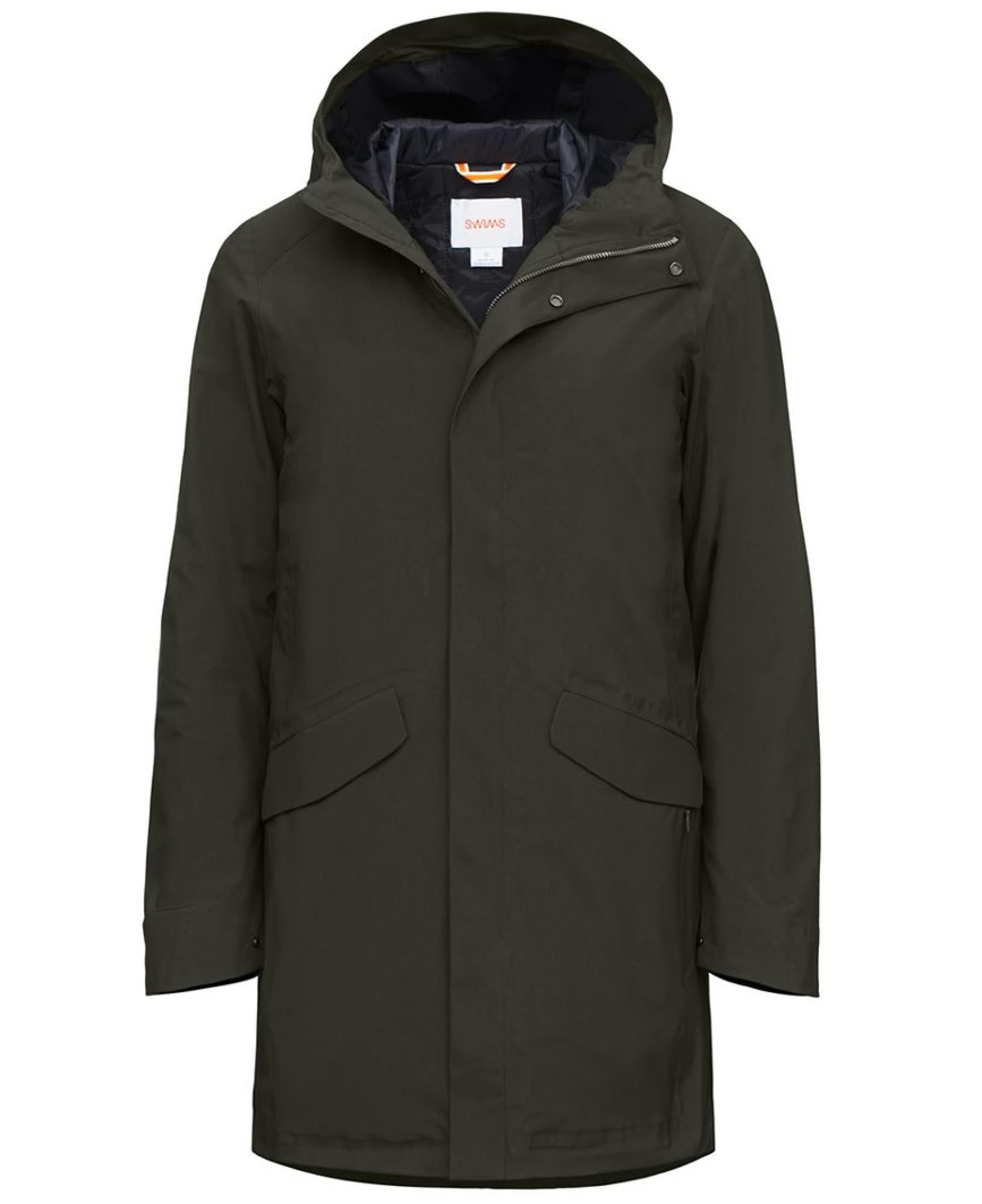 Swims W Lausanne III Parka Dark Pine