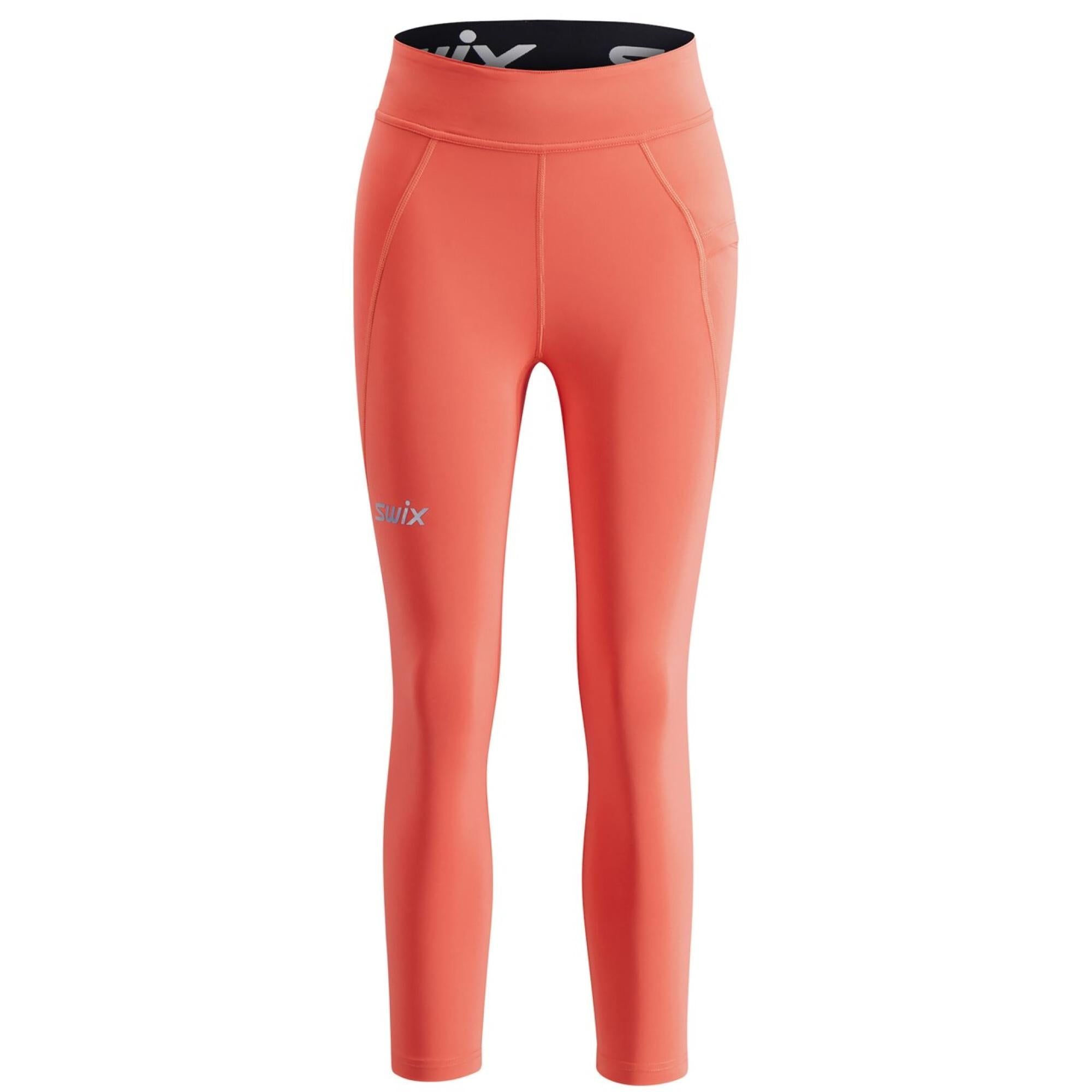 Swix Pace High Waist Cropped Tights W Cayenne