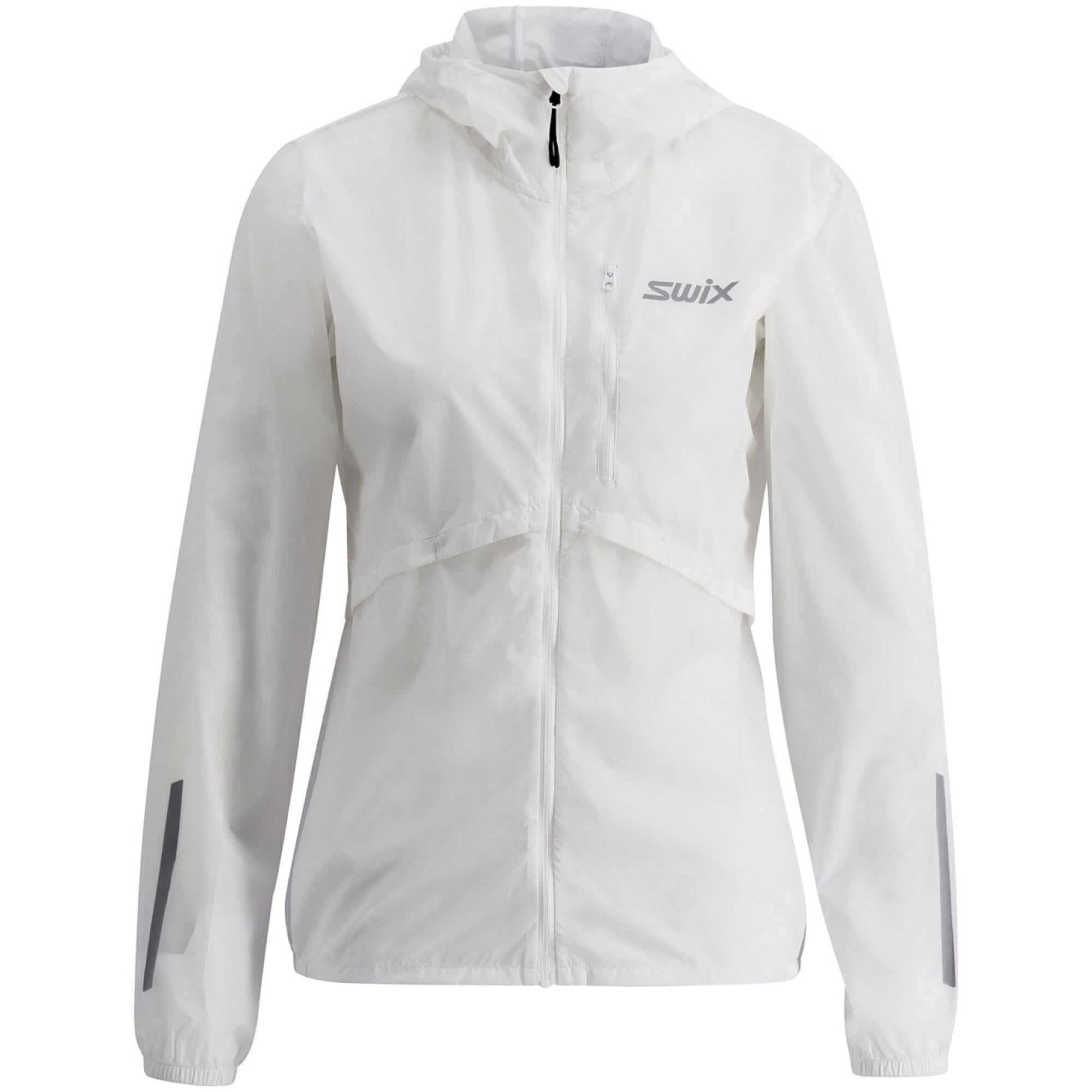 Swix Pace Wind Light Hooded Jacket W Bright white