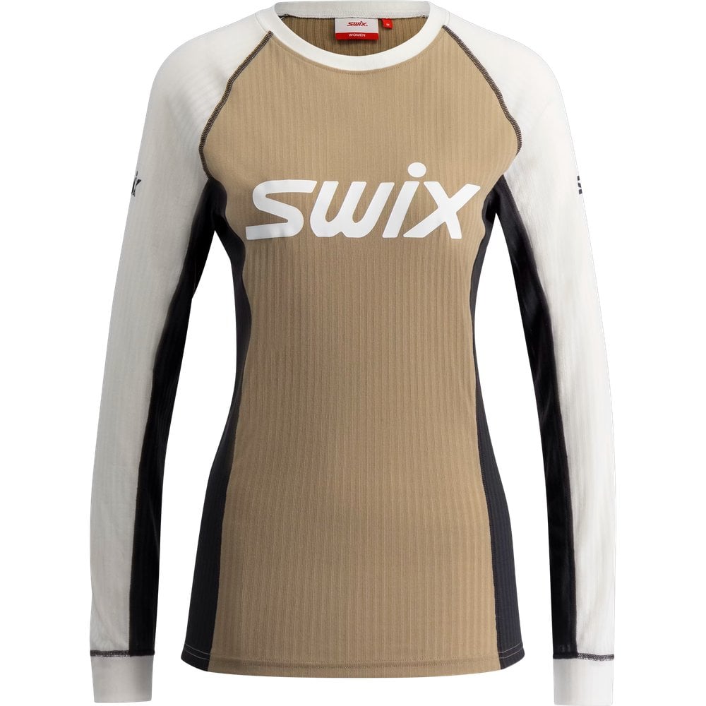 Swix RaceX Classic Long Sleeve W Dam Beige XS  Underställ Tröja