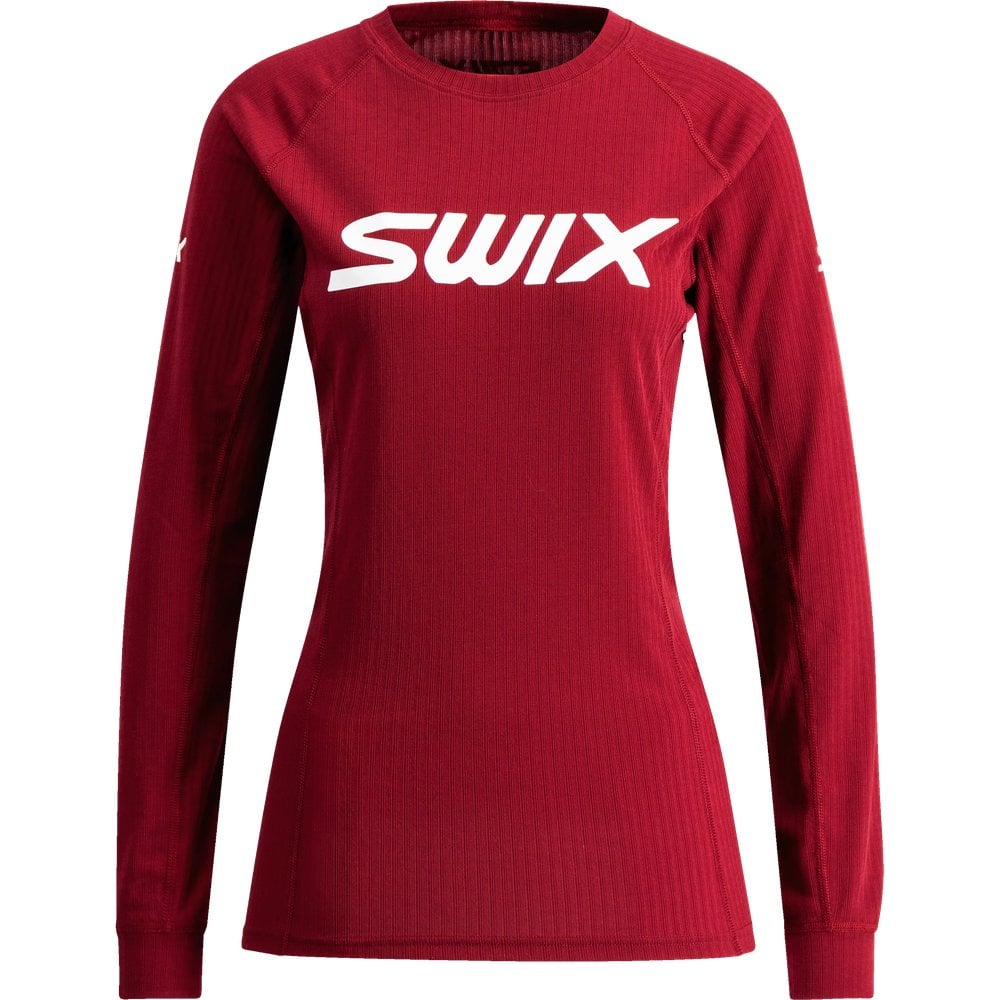 Swix RaceX Classic Long Sleeve W Dam FIREBRICK XS  Underställ Tröja