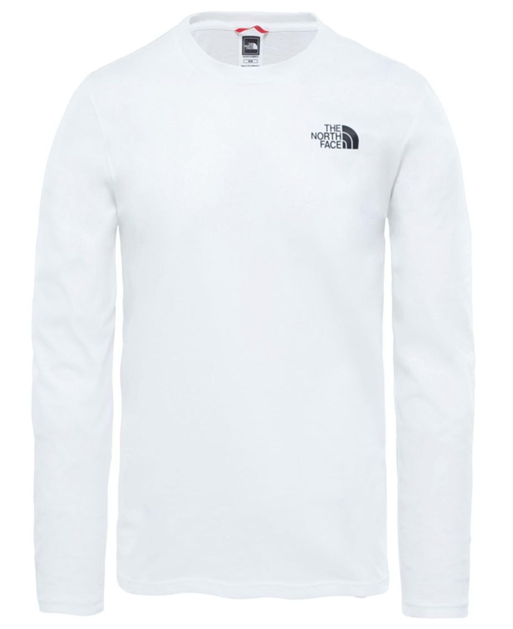 The North Face M L/S Easy Tee Hvit