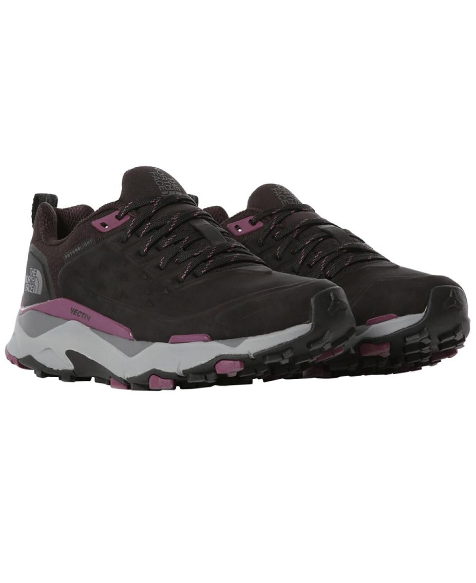 The North Face W Vectiv Exploris Futurelight Leather Black/Pikes Purple