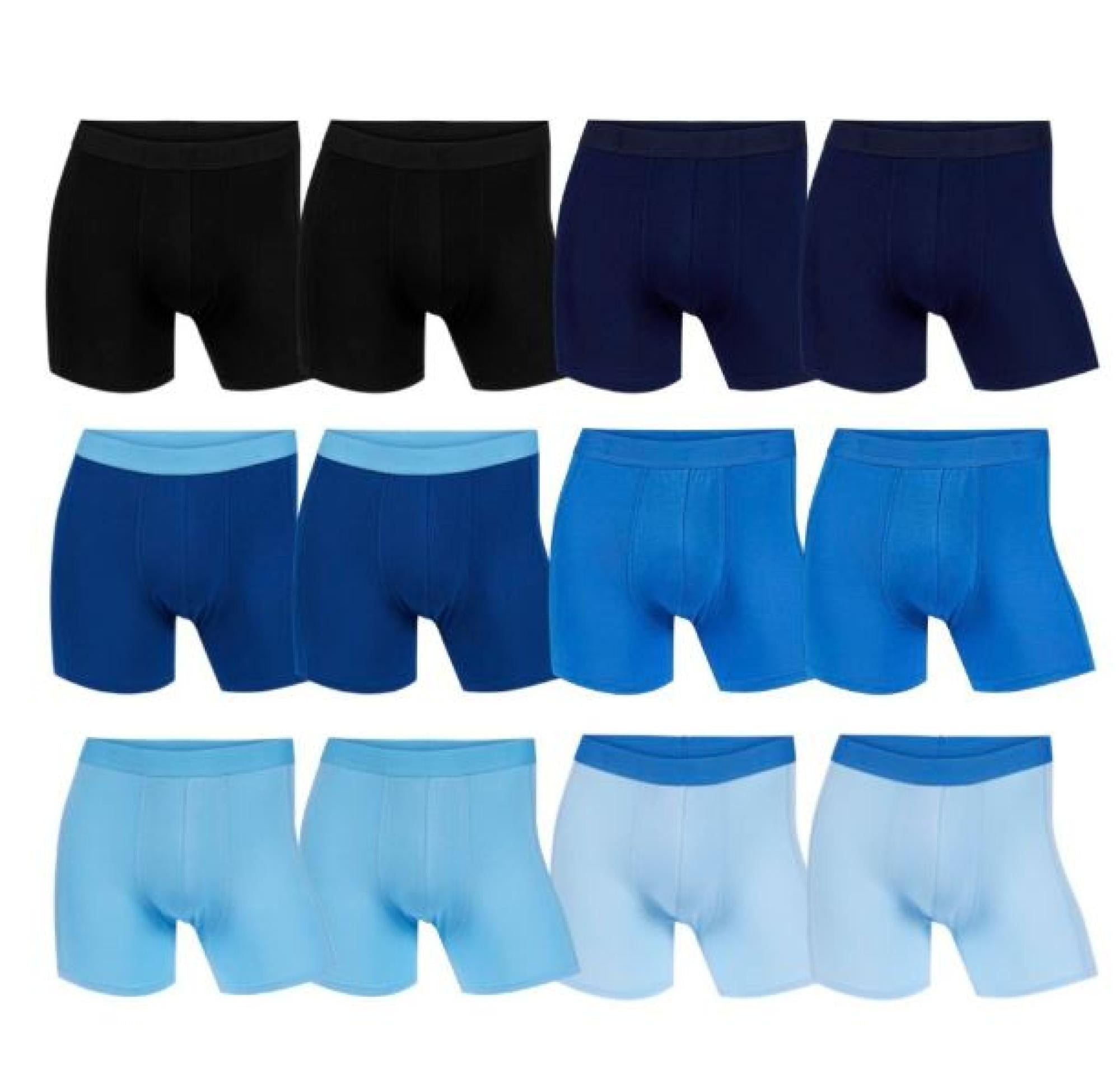 Tufte Wear Boxer Basic Briefs 12-pk Blue